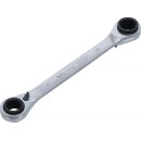 Doppel-Ratschen-Ringschlüssel | umschaltbar | 4-in-1...