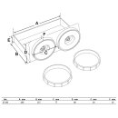 Magnetische Ablageschale