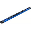 Halteschiene für 12 Steckschlüssel-Einsätze | magnetisch | für Antrieb 6,3 mm (1/4")