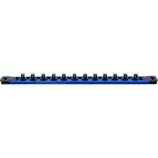 Halteschiene für 12 Steckschlüssel-Einsätze | magnetisch | für Antrieb 10 mm (3/8")