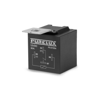 Relay PURELUX – 12V / relay for auxiliary lights, 60A