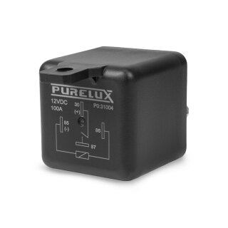 Relais PURELUX – 12V / Relais für Zusatzscheinwerfer, 100A
