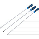 Schraubendreher-Satz | extra lang | Schlitz, Kreuzschlitz PH, T-Profil (für Torx) | 3-tlg.
