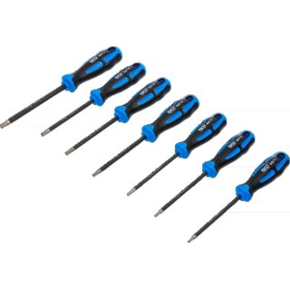 Schraubendreher-Satz | diamantbeschichtet | T-Profil (für Torx) T10 - T40 | 7-tlg.