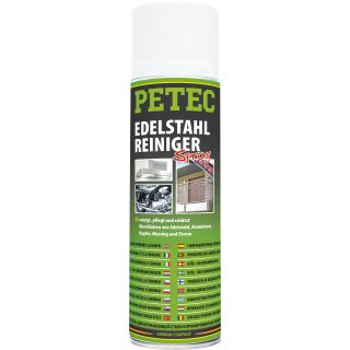 PETEC Edelstahlreiniger Spray 500ml
