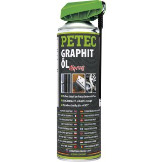 PETEC Graphitöl Spray, Universal-Öl 500ml