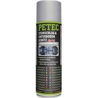 PETEC Steinschlag- & Unterbodenschutz Kautschukbasis grau 500ml
