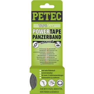 POWER TAPE/PANZERBAND, SCHWARZ, 50 MM x 5 M, SB-KARTE