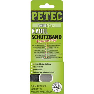 PETEC Kabelschutzband 10m x 19mm x 0,3mm SB-Karte