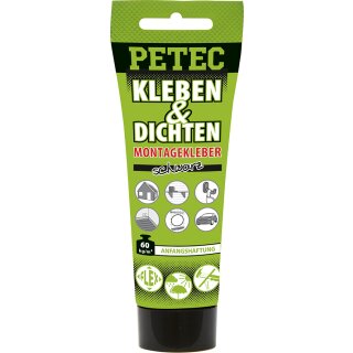 PETEC Kleben & Dichten, schwarz, 80ml