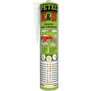 PETEC K&D Karosserie Klebe-&Dichtmasse weiß 310ml