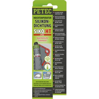 PETEC Hochtemperatur-Silikondichtung, SIKO rot