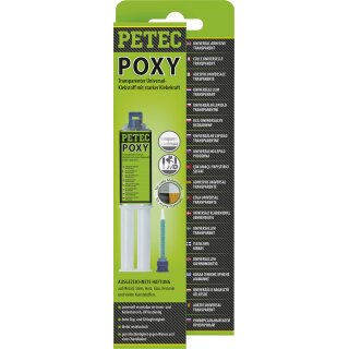 PETEC Poxy 2-K Universalklebstoff 24ml SB-Karte