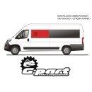 Fiat Ducato / Citroen Jumper / Peugeot Boxer Schiebefenster ab Bj.07, Fahrerseite vorne, getönt