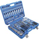 Socket Set Hexagon | 6.3 mm (1/4") / 10 mm (3/8") / 12.5 mm (1/2") Drive | 192 pcs.