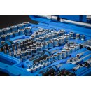 Socket Set Hexagon | 6.3 mm (1/4") / 10 mm (3/8") / 12.5 mm (1/2") Drive | 192 pcs.