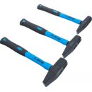 Schlosserhammer-Satz | Fiberglasstiel | DIN 1041 | 300 / 500 / 800 g | 3-tlg.