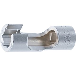 Spezial-Steckschlüssel-Einsatz, geschlitzt | Antrieb Innenvierkant 10 mm (3/8") | SW 12 mm