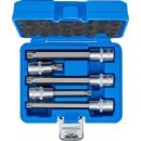 Bit-Einsatz-Satz | Antrieb Innenvierkant 12,5 mm (1/2") | Innenvielzahn (für XZN) | 5-tlg.