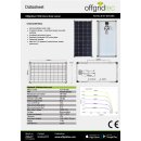 150W MONO 12V Solarpanel