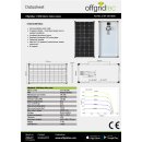 Offgridtec® 130w mono 12v solar panel