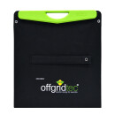 100W Hardcover Solartasche und 2x 2A USB Anschluss