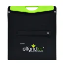 Offgridtec® 100w hardcover solar bag and 2x 2a usb connector