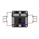 Offgridtec 6 compartment fuse holder for car flat fuse with led indicator