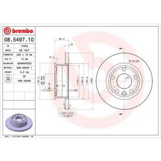 brembo Bremsscheibe