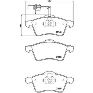 brembo Bremsbelagsatz, Scheibenbremse