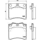 brembo Bremsbelagsatz, Scheibenbremse