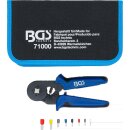 Crimping Pliers for Cable End Sleeves 0.25 - 10 mm² | with Cable Terminal Assortment 0.5 - 10 mm²