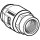 Thread-Connector PushFit 16mm x 1/2"