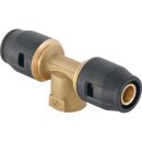T-piece PushFit with internal thread 16 x 1/2" x 16mm