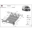 Citroen Jumper, Fiat Ducato Motor Unterfahrschutz Stahl (2016-2026)