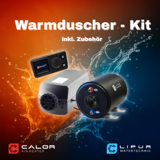 G:part Warmduscher Kit mit Calor Standheizung, Lipur Wasserboiler & Zubehör