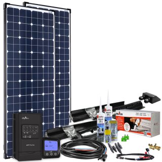 300W MPPT 12V Wohnmobil Komplettset EBL-Option