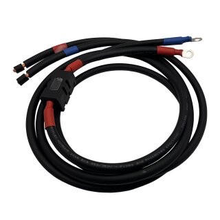 1,5m 25mm² Batteriekabel mit MIDI-Sicherungshalter Schraubklemmenanschluss auf M8