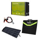 Komplettset Solartasche 180W mit MPPT Solar Laderegler