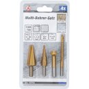 BGS Multi-Bohrer-Satz | HSS-G | titan-nitriert | 4-tlg.
