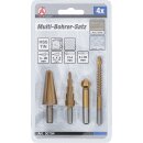 Multi-Bohrer-Satz | HSS-G | titan-nitriert | 4-tlg.
