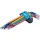 Winkelschlüssel-Satz | Multicolour | Innensechskant 1,5 - 10 mm | 9-tlg.