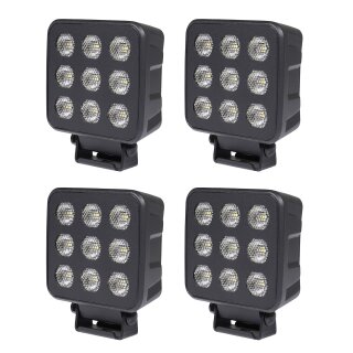 Arbeitsleuchte Purelux Black Raven 50  11 cm / 90 W / breit, 4 Stück