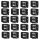 Arbeitsleuchte Purelux Terrain Black Square Flood – 7 cm / 20 W / breit, 20 Stück