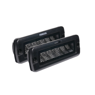 Arbeitsleuchte Purelux Black Flush-Mount Slim – 20 cm / 30 W / Flutlicht, 2 Stück