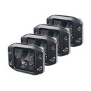 Arbeitsleuchte Purelux Black Flush-Mount Square –...
