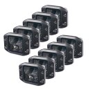 Arbeitsleuchte Purelux Black Flush-Mount Square –...