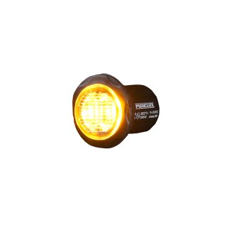 Warnleuchte Purelux Strobe Round – 12/24 V / 8 W / 36 mm, 1 Stück
