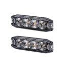 Warnleuchte Purelux Strobe Ultra Slim – 12/24 V / 8...