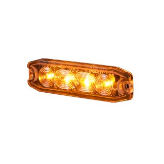 Purelux Strobe Ultra Slim Warnleuchte 12–24V, 8W – 96mm